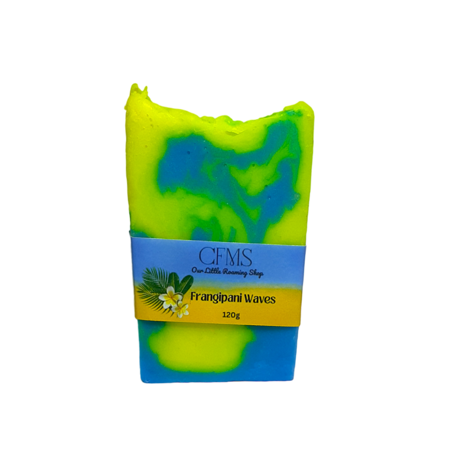 Frangipani Waves Soap Bar