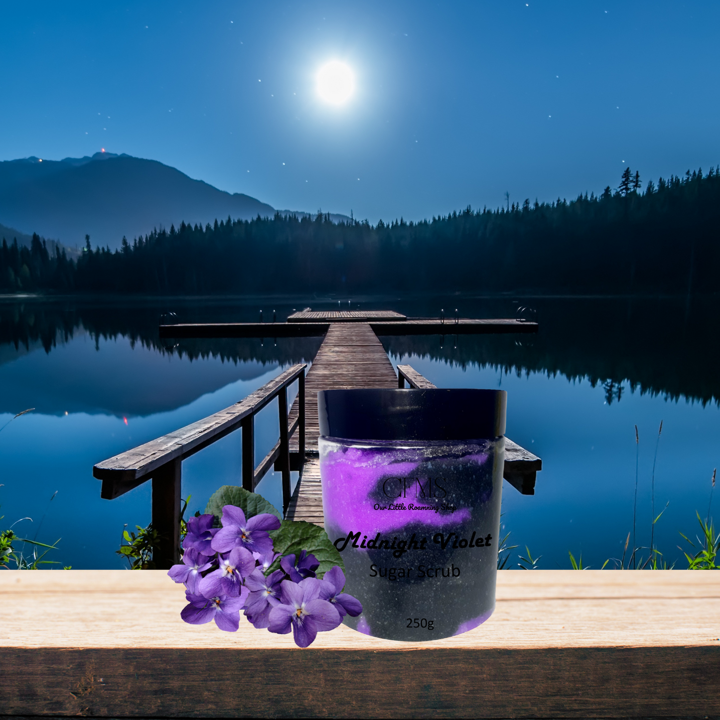 Midnight Violet Sugar Scrub