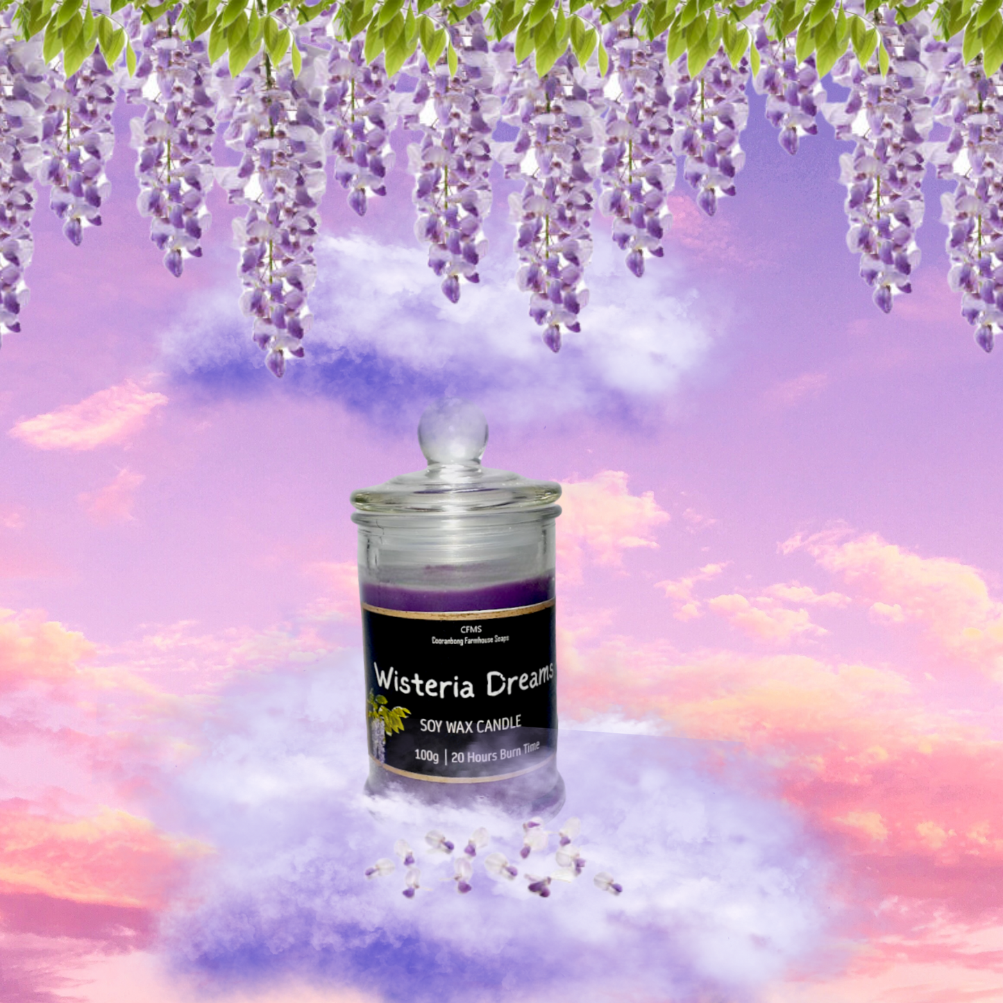 Wisteria Dreams Soy Wax Candle